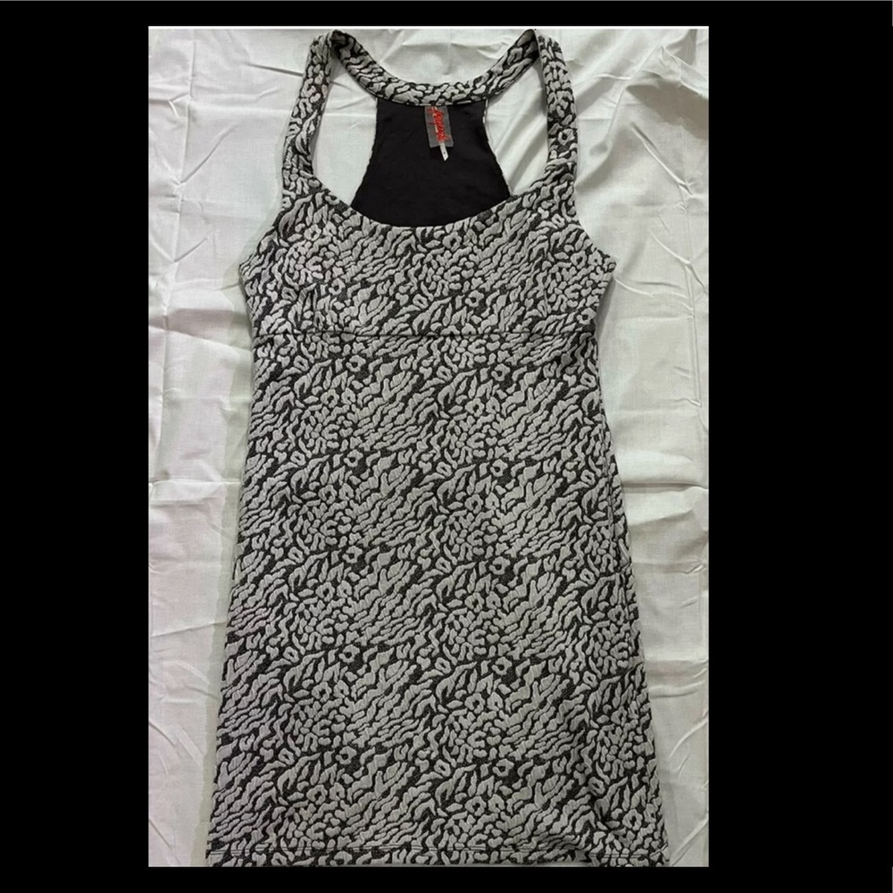 Free People Leopard cheetah Animal Print Short Dress